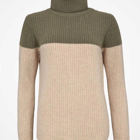 Celtic & Co. Sweater Colourblock Turtleneck Size L - Picture 5 of 13